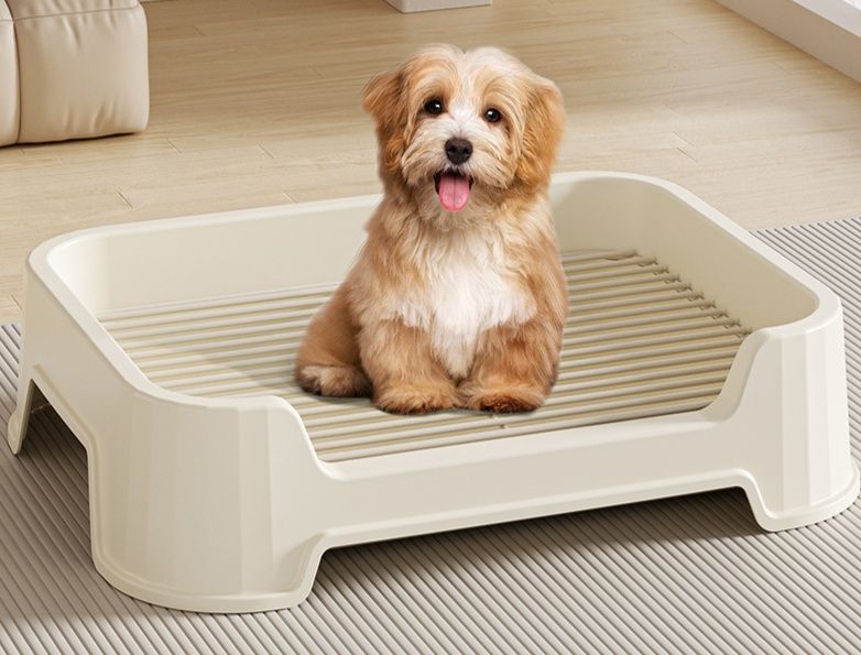 犬トイレ 防漏尿格子付き小型犬用トイレトレー