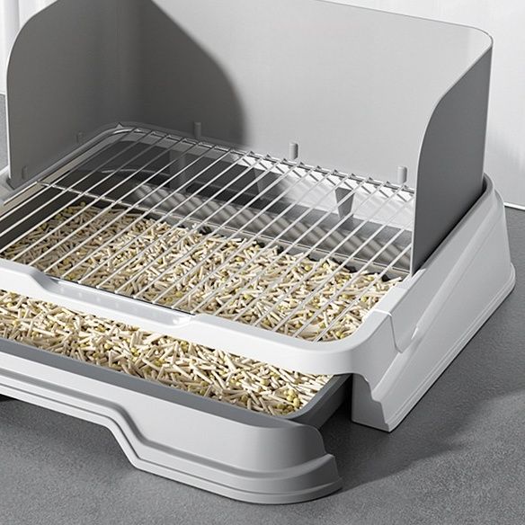 犬トイレ 壁付き引き出し式犬トイレ はみ出し防止トレー