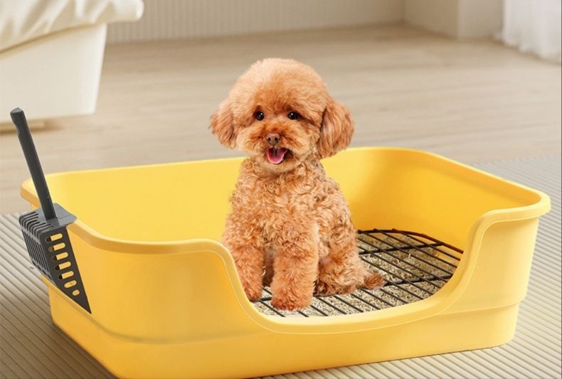 取り外し可能な金属格子付き犬トイレトレー