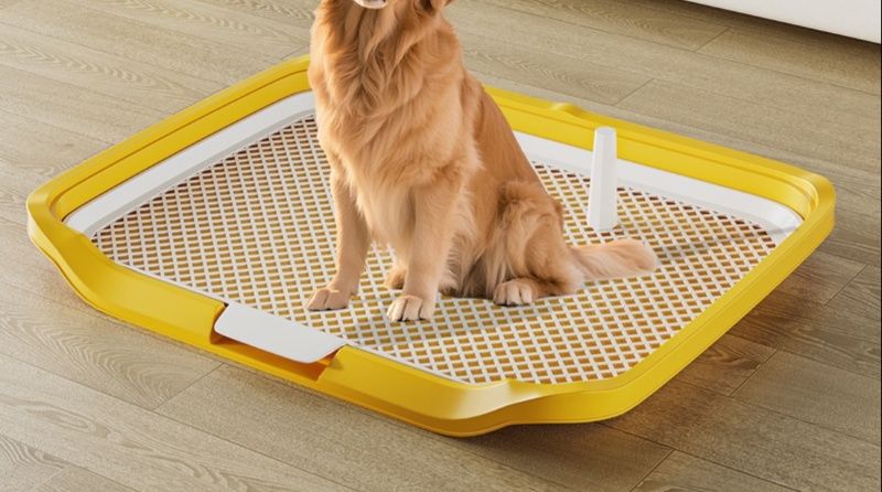 大型犬対応メッシュトレー式犬トイレはみ出し防止
