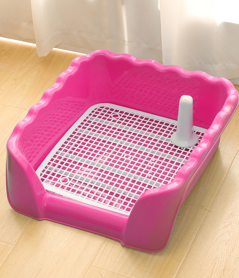 犬トイレ 高壁設計メッシュ付き犬トイレトレー