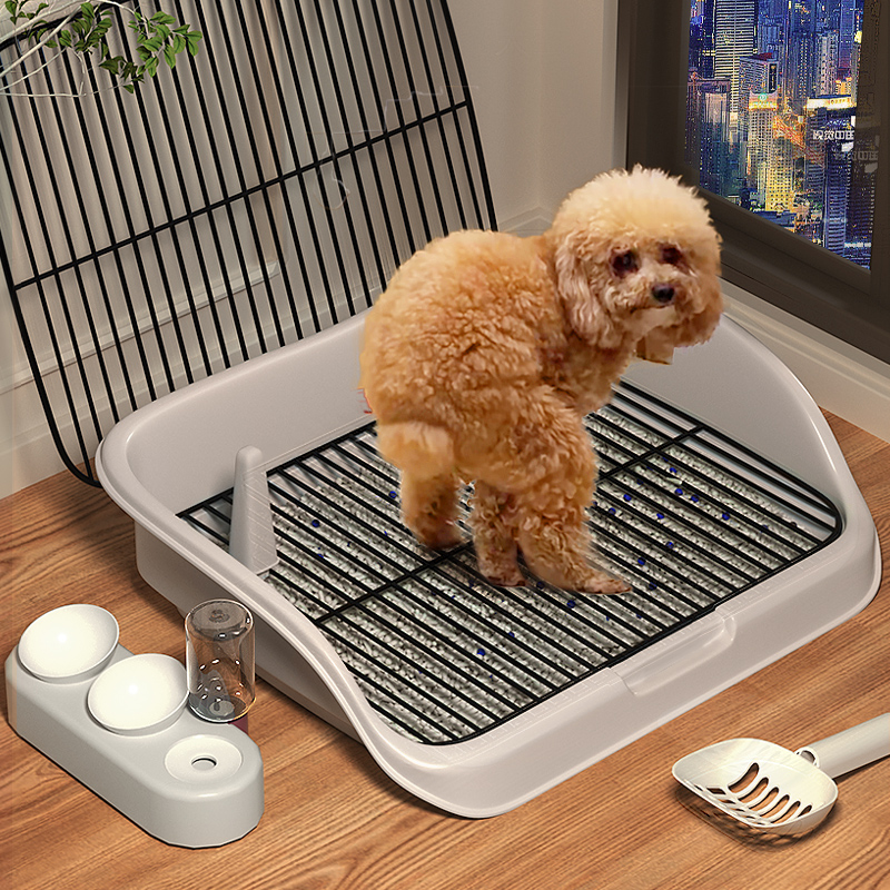 犬トイレ メッシュ網付き犬用トイレトレー深型タイプ
