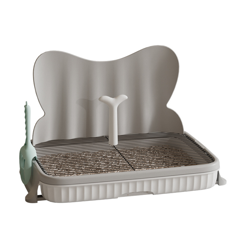 犬トイレ 愛犬用格子状すのこ式排泄トレーニングトイレ　はみ出し防止