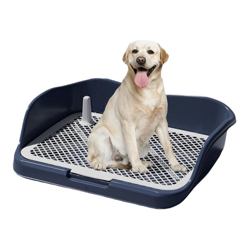 犬トイレ 壁付き網付き大型犬専用トイレトレー