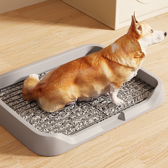 犬トイレ メッシュ網付き犬トイレ用フラットトレー