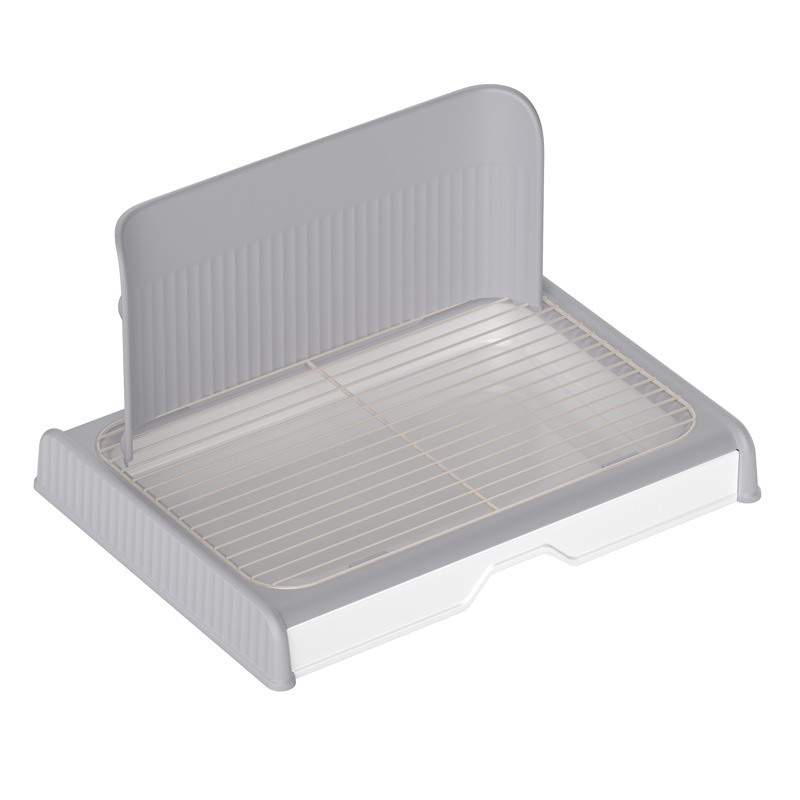 犬トイレ 壁付け高床式犬用トイレ 網目構造で清潔快適　高床式