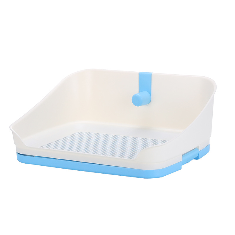 犬トイレ 壁付き飛び散り防止メッシュ付き室内用犬トイレ