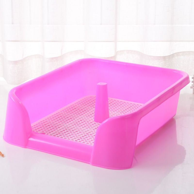 犬トイレ 小型犬用メッシュ式壁付きトイレトレー