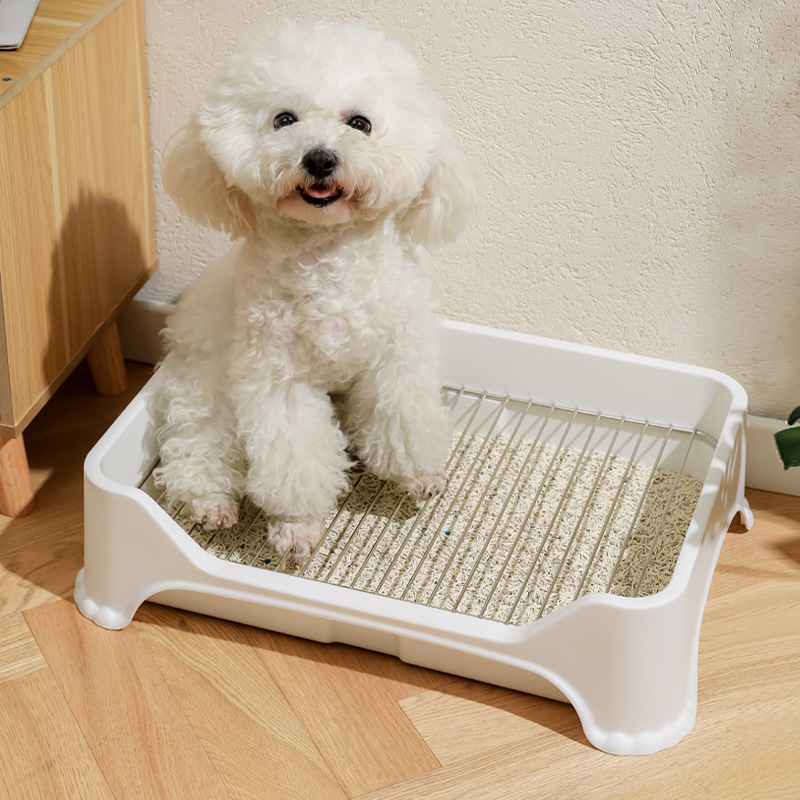 取り外し可能な格子付き犬トイレ用トレー
