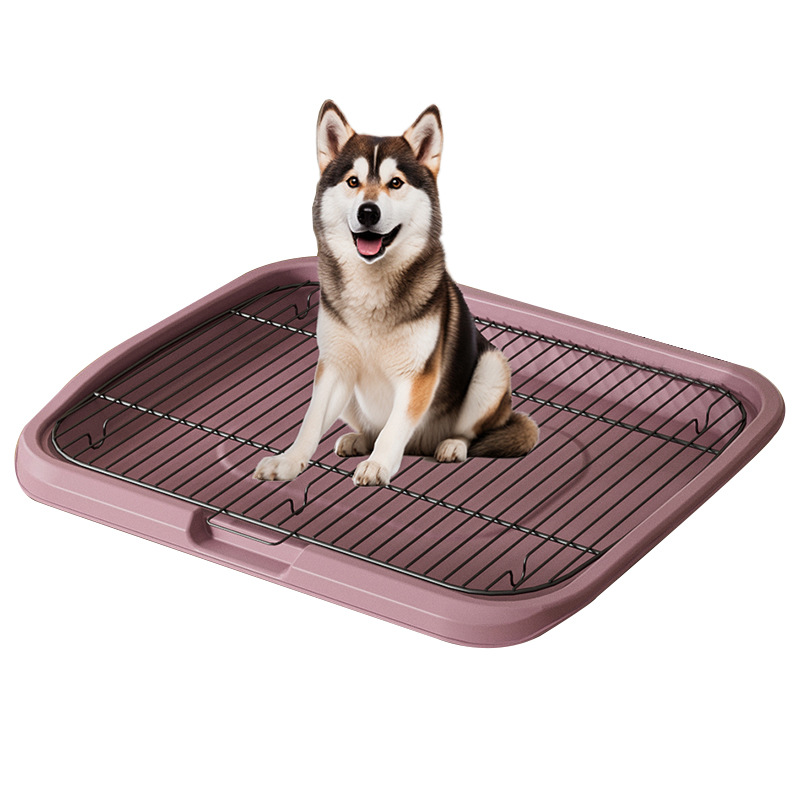 犬用トイレ金属網付き三層構造トレーセット