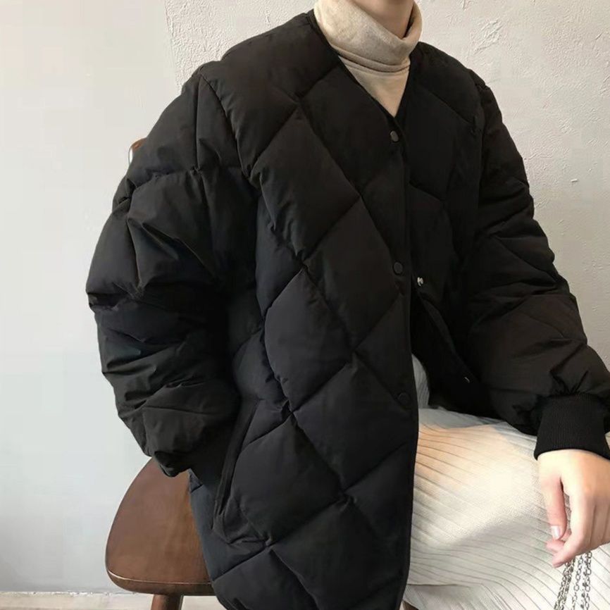 50代ファッション 中綿入りキルティングジャケット レディース 防寒