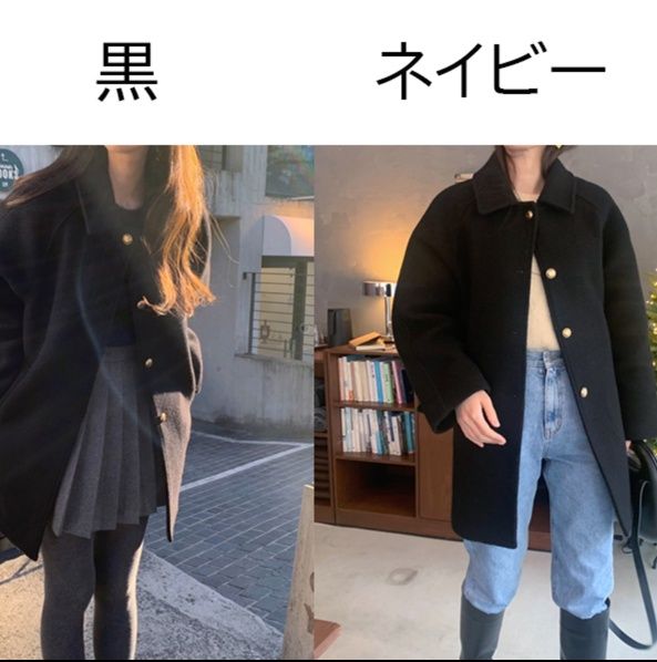 50代ファッション 秋冬新作レディース厚手チェスターコート体型カバー暖かアウター