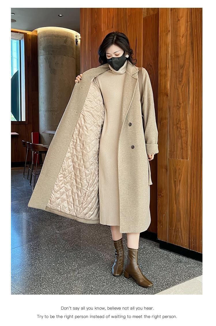 50代ファッション 上品な大人のチェスターコート ロング丈 通勤対応