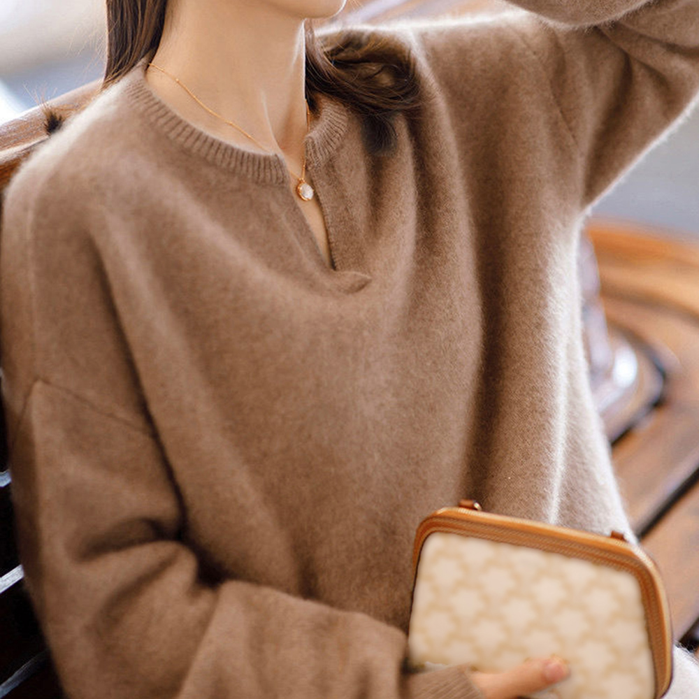 50代ファッション こなれ感抜群ニットセットアップ上品スタイル