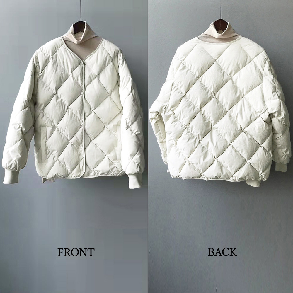 50代ファッション 中綿入りキルティングジャケット レディース 防寒