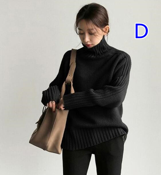 50代ファッション タートルネック ニット セーター 秋冬 レディース