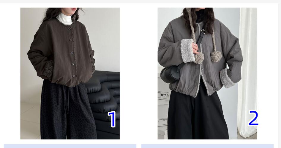 50代ファッション 裏起毛ボアジャケット レディース 冬物アウター