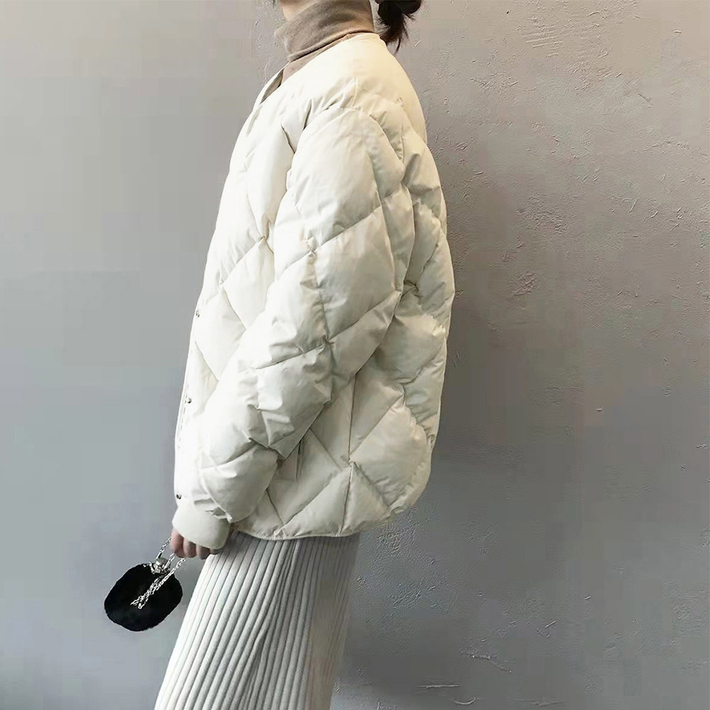 50代ファッション 中綿入りキルティングジャケット レディース 防寒