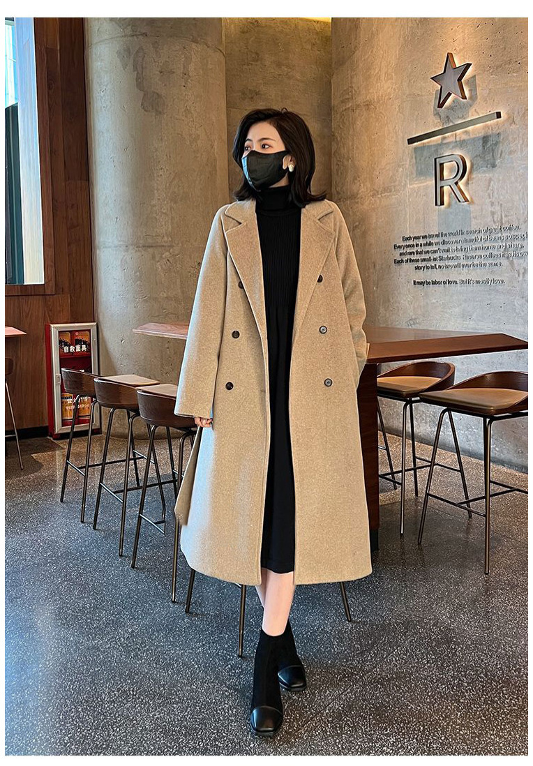 50代ファッション 上品な大人のチェスターコート ロング丈 通勤対応