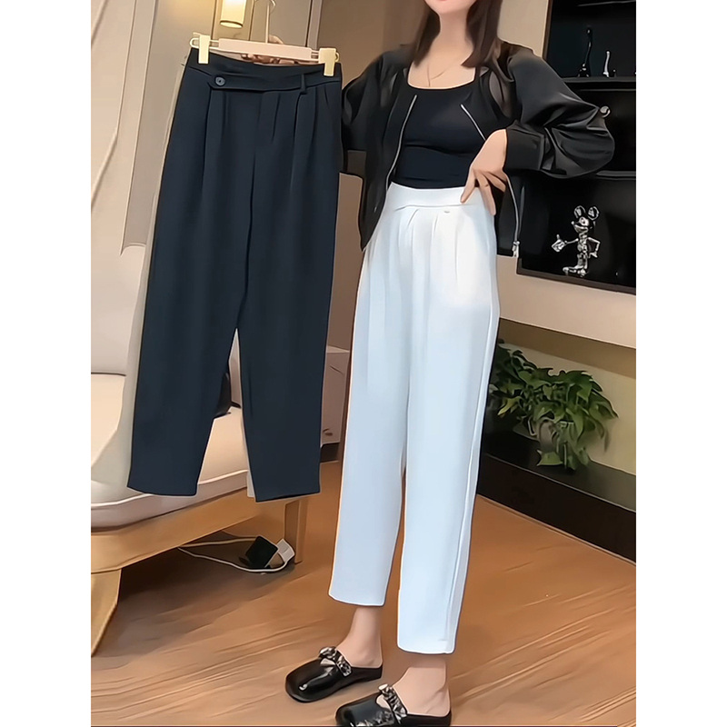 50代ファッション 上品ゆったりタックワイドパンツ