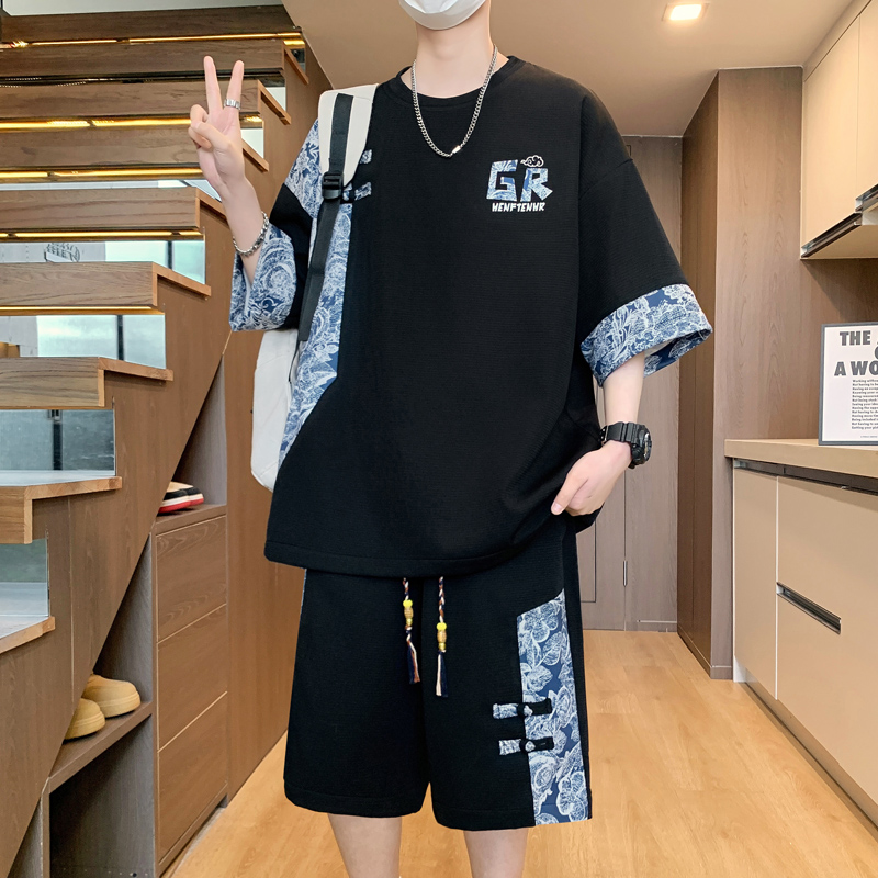 シンプルファッション 和風切り替えデザインセットアップ