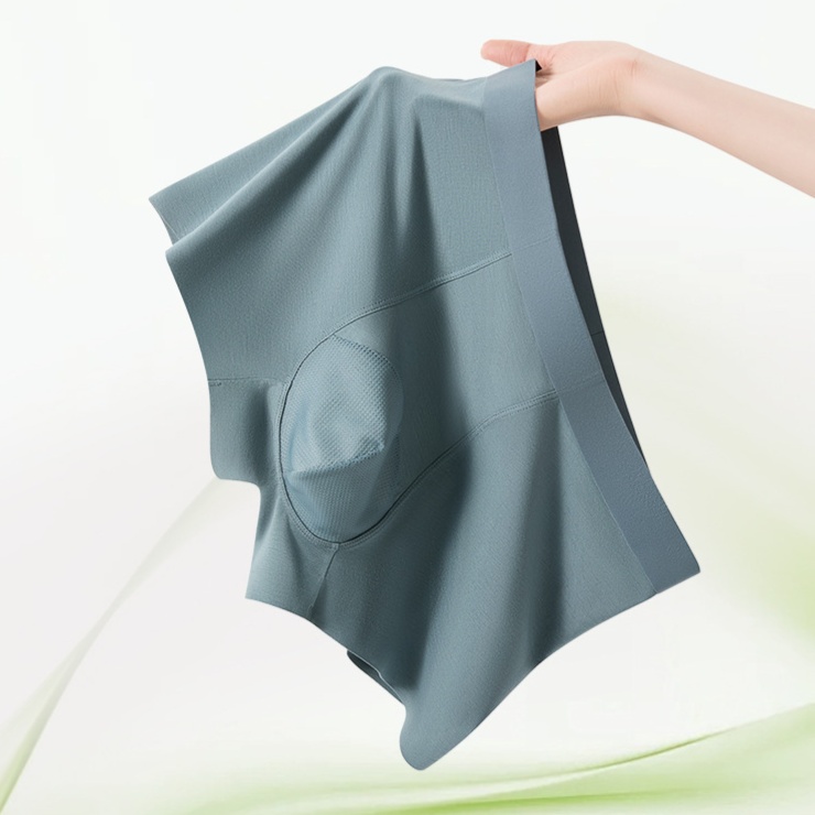 締め付けない柔らかボクサーパンツ シンプルファッション