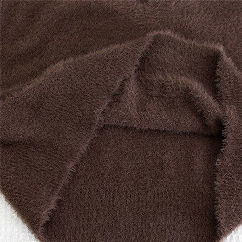 シンプルファッションニット ふわふわシャギーベスト