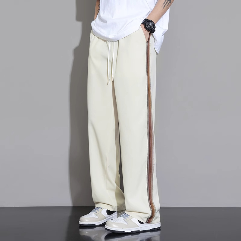 シンプルファッション 涼感シルキーワイドパンツ