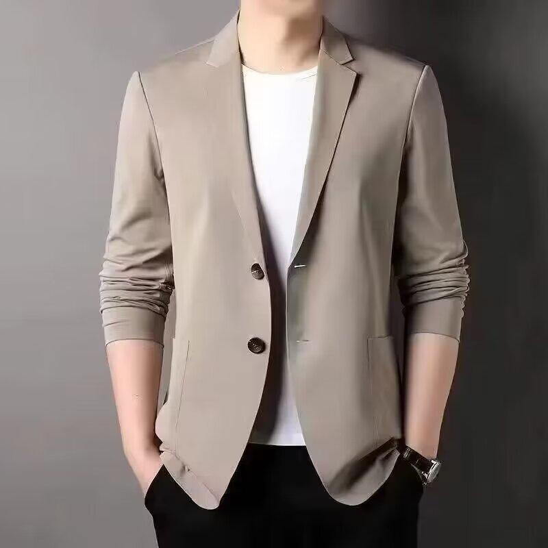 七分袖スタイリッシュジャケット シンプルファッション