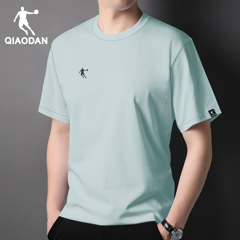 シンプルファッション 速乾性メンズクルーネック半袖Tシャツ