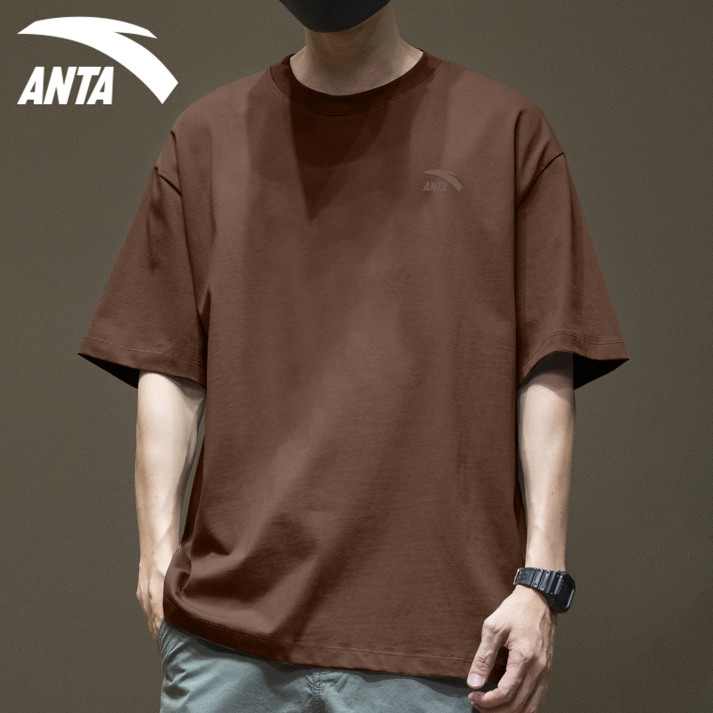 シンプルファッション シンプル純綿オーバーサイズ半袖Tシャツ