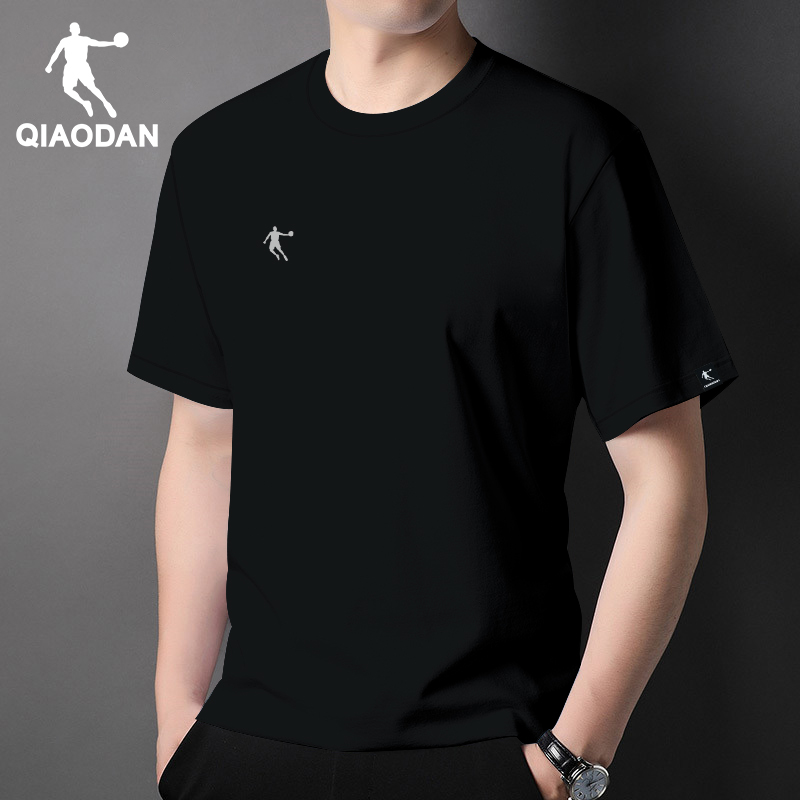 シンプルファッション 速乾性メンズクルーネック半袖Tシャツ