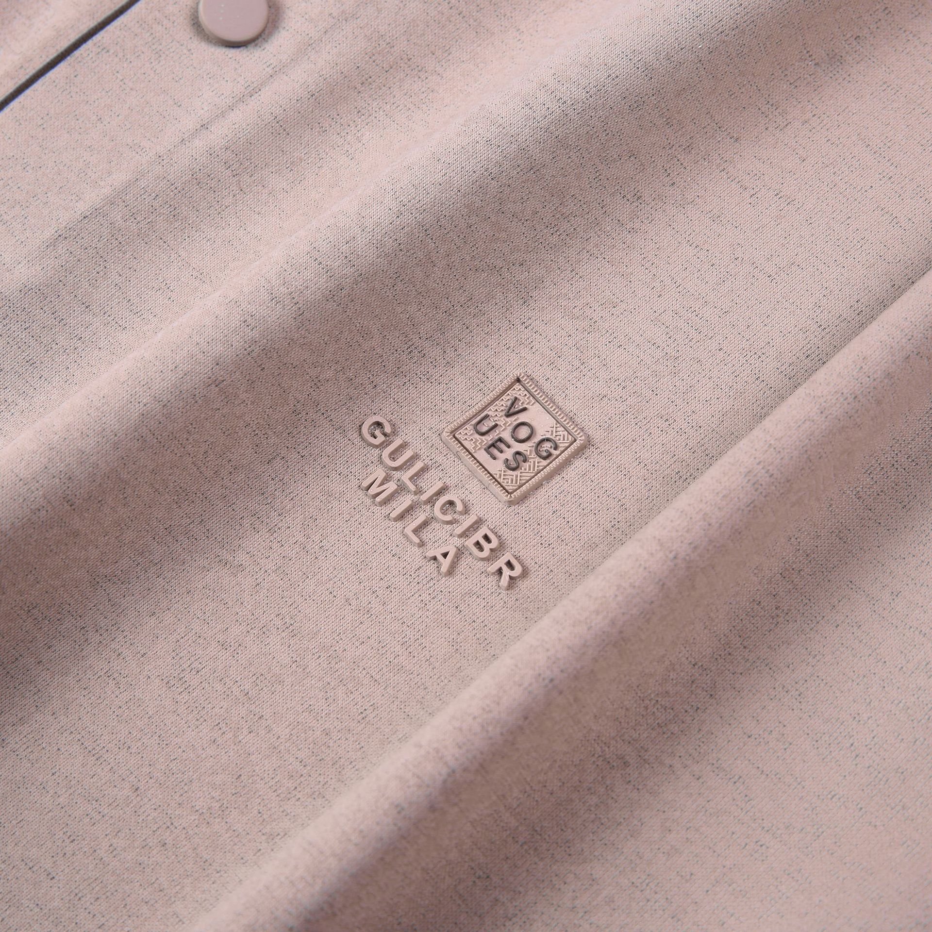 シンプルファッション シルキータッチ無縫製ポロシャツ