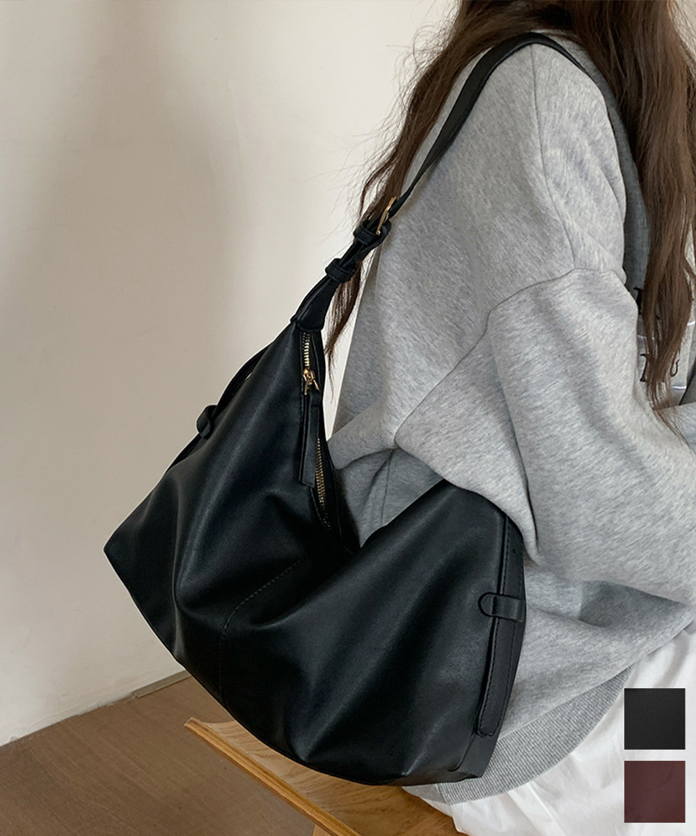 シンプルファッション 合成皮革ショルダーバッグ 斜めがけ対応 大人カジュアル