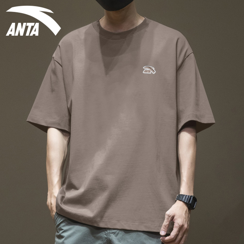 シンプルファッション シンプル純綿オーバーサイズ半袖Tシャツ