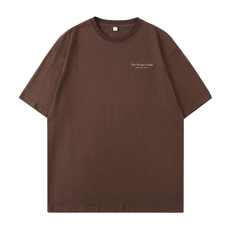 シンプルファッション 人間島 リラックスフィットTシャツ