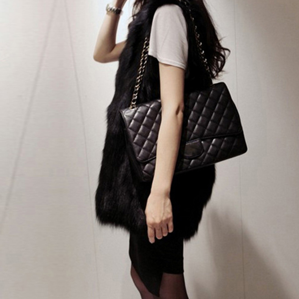 シンプルファッション ふわふわ毛皮ベスト レディース 前開きジレ