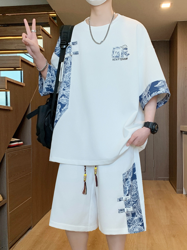 シンプルファッション 和風切り替えデザインセットアップ