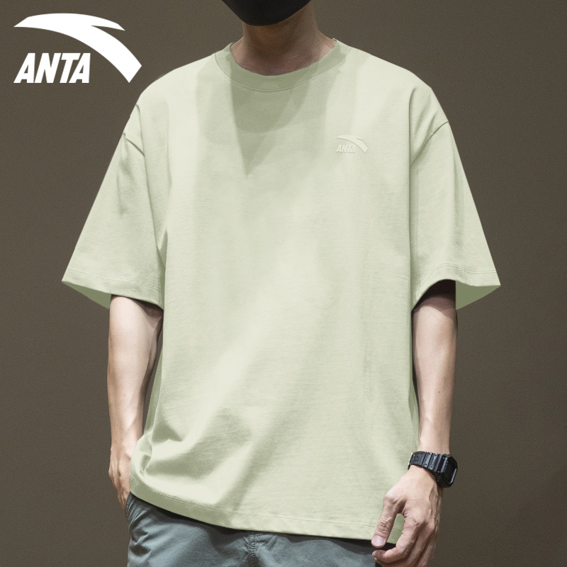 シンプルファッション シンプル純綿オーバーサイズ半袖Tシャツ