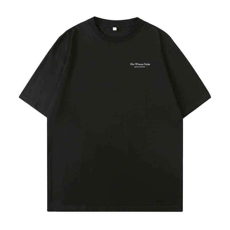 シンプルファッション 人間島 リラックスフィットTシャツ