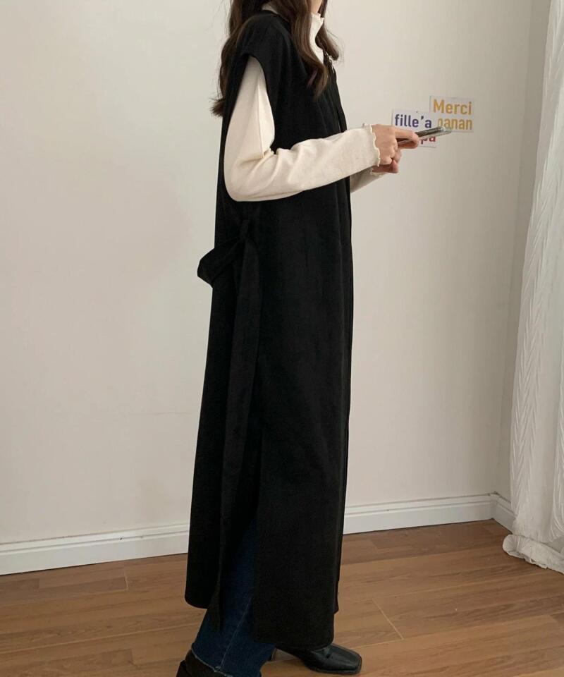 シンプルコーデ 秋冬新作 無地ロングコート 厚手マント レディース