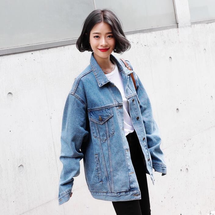 デニムジャケット ゆったりオーバーサイズデニムジャケット