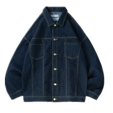デニムジャケット ゆったりシルエット 定番デニムジャケット