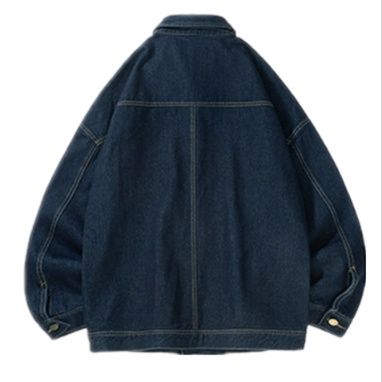 デニムジャケット ゆったりシルエット 定番デニムジャケット