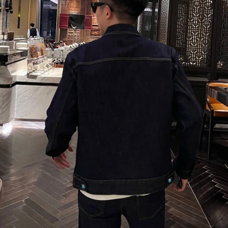 デニムジャケット 上質デニム切替ジャケット
