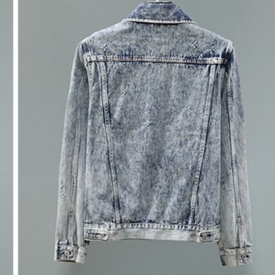 デニムジャケット ヴィンテージ加工 グラデーションデニムジャケット