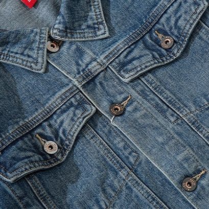 デニムジャケットメンズ ヴィンテージ加工ゆったりシルエットデニムジャケット