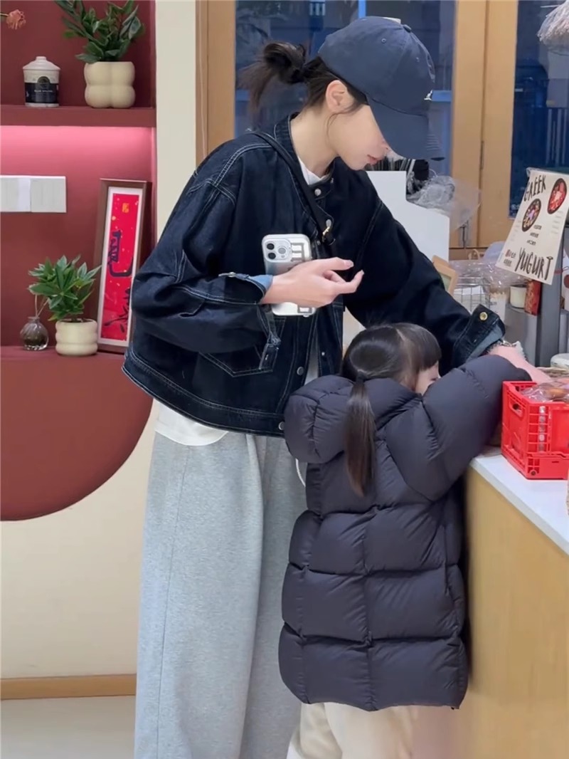 デニムジャケット ゆったりシルエット コンパクトデニムジャケット