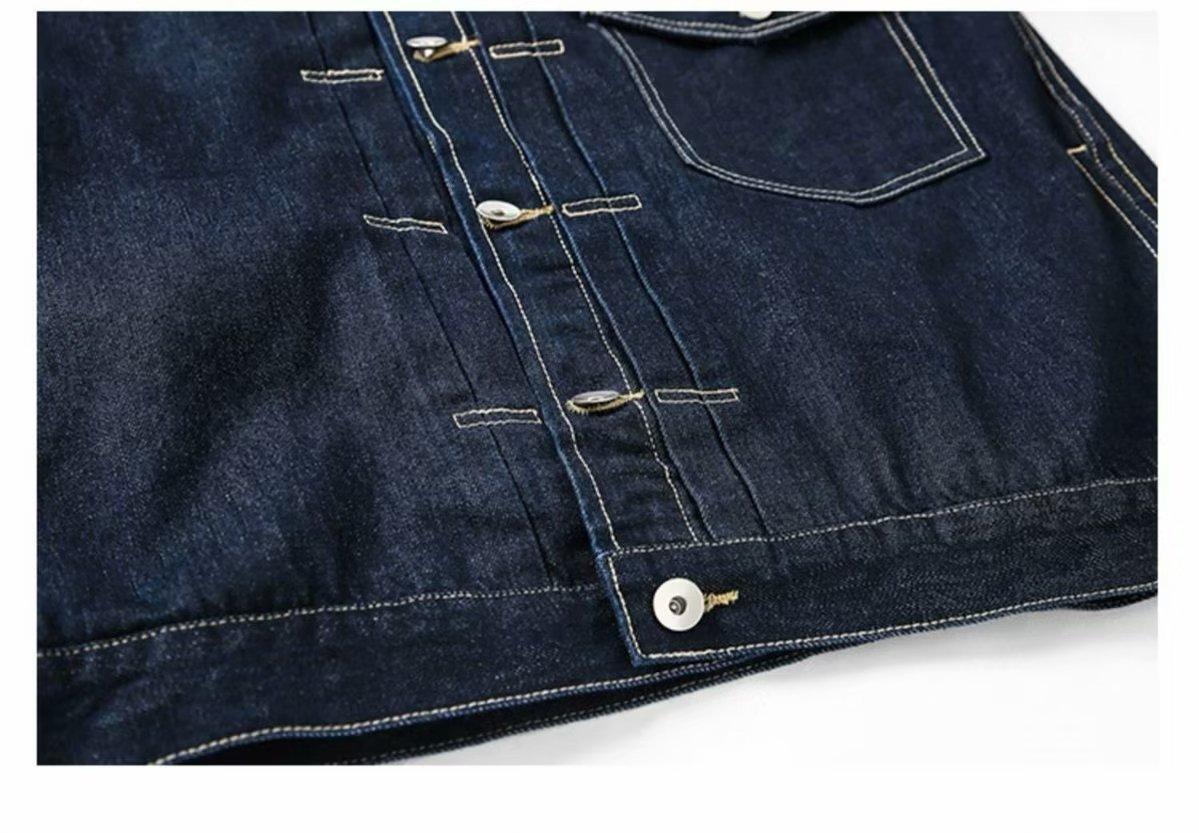 デニムジャケットメンズ ゆったりシルエット王道