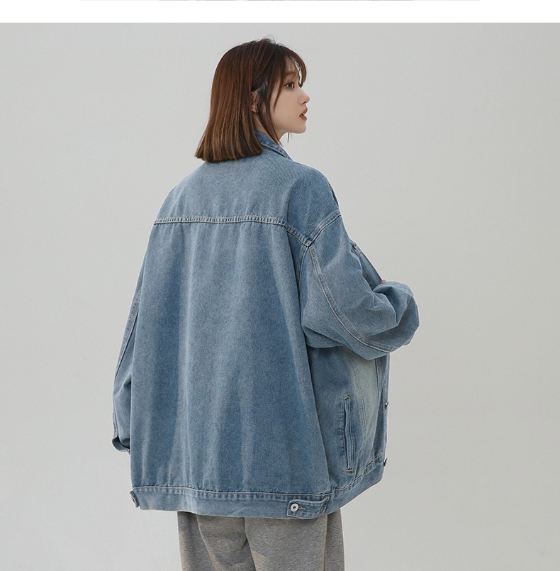 デニムジャケット ゆったりシルエット オーバーサイズデニムジャケット